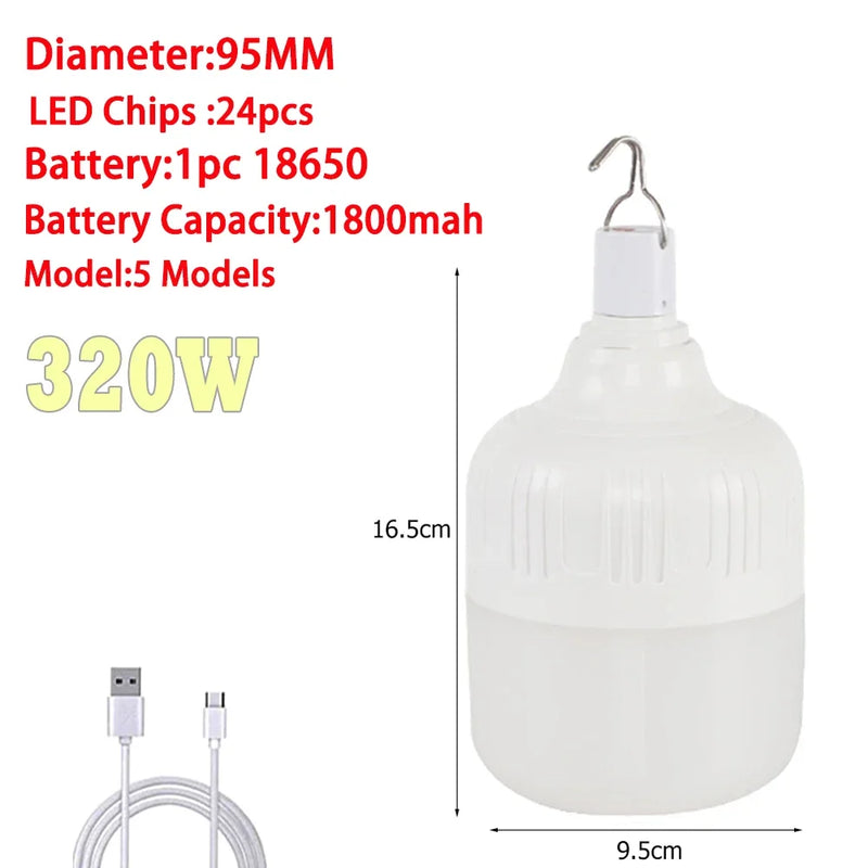 Lanterna com LED recarregável